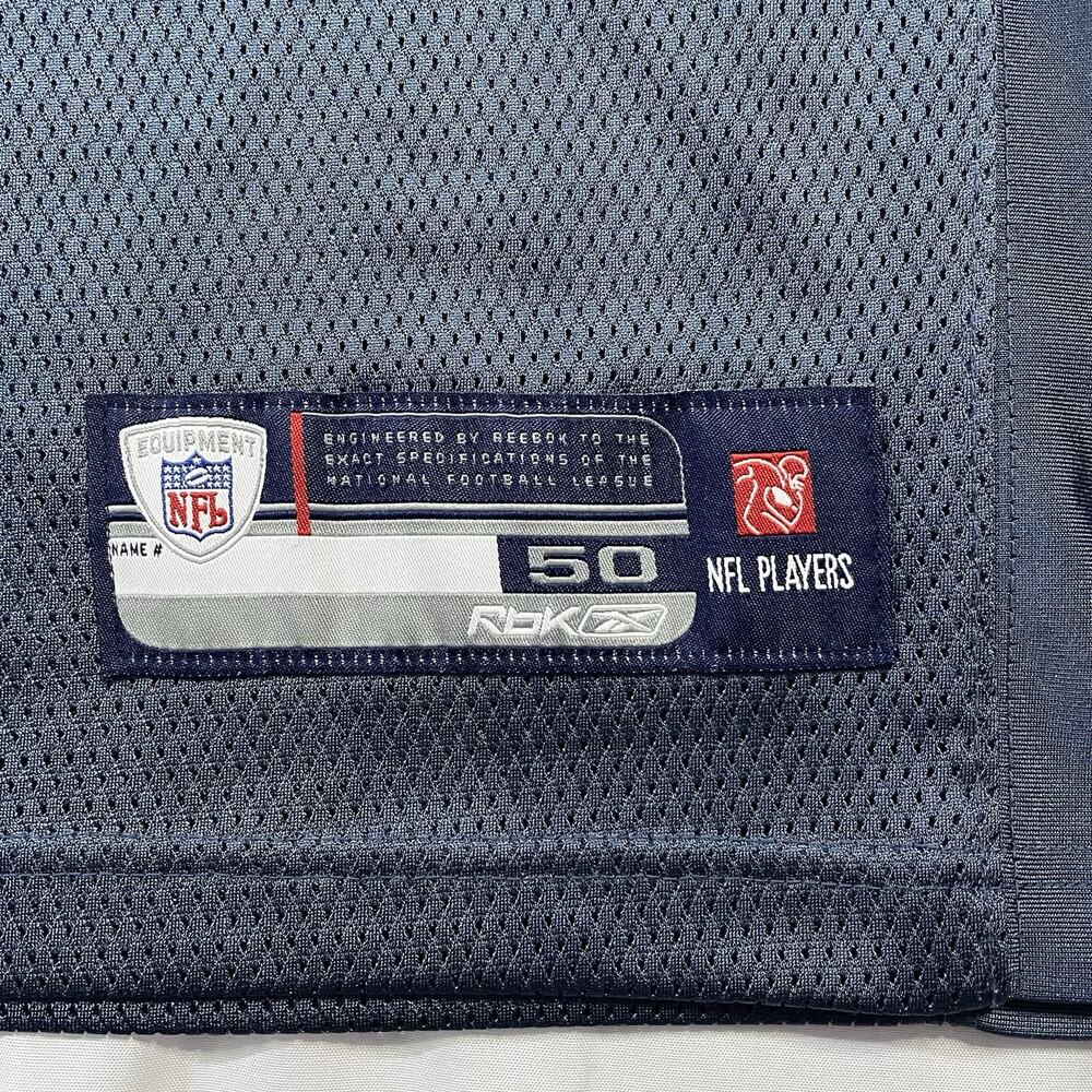 Sidney Rice Seattle Seahawks Reebok Authentic Stitched NFL Jersey Size 50 Blue - Picture 6 of 9